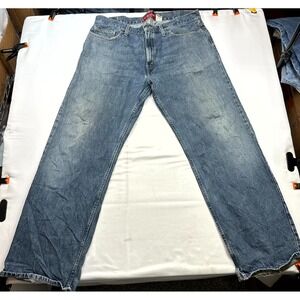 Vintage‎ Y2K Levi's 529 Low Rise Straight Jeans Mens 38x32 Blue Cotton Denim